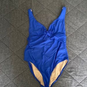 J.Crew Size 8 One Piece Blue Bathing Suit